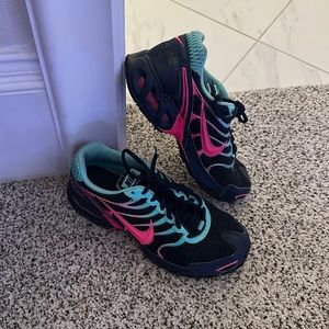 Blue and pink is Nike airs